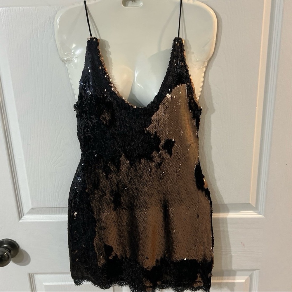 Free people Seeing Double Sequin Slip Sz XS - Picture 11 of 12